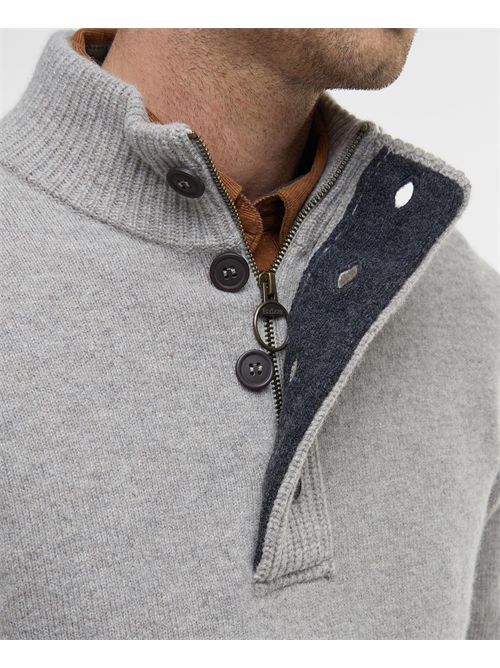 Felpa con toppa sul gomito Essential BARBOUR | MKN0585MKN/ST51